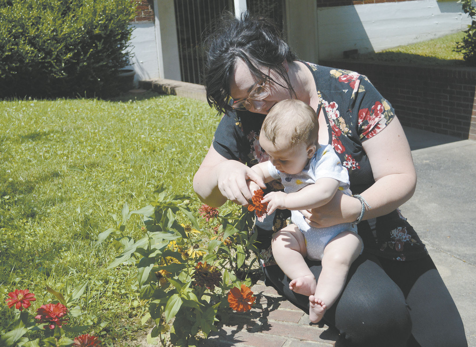 Stopping to smell the flowers